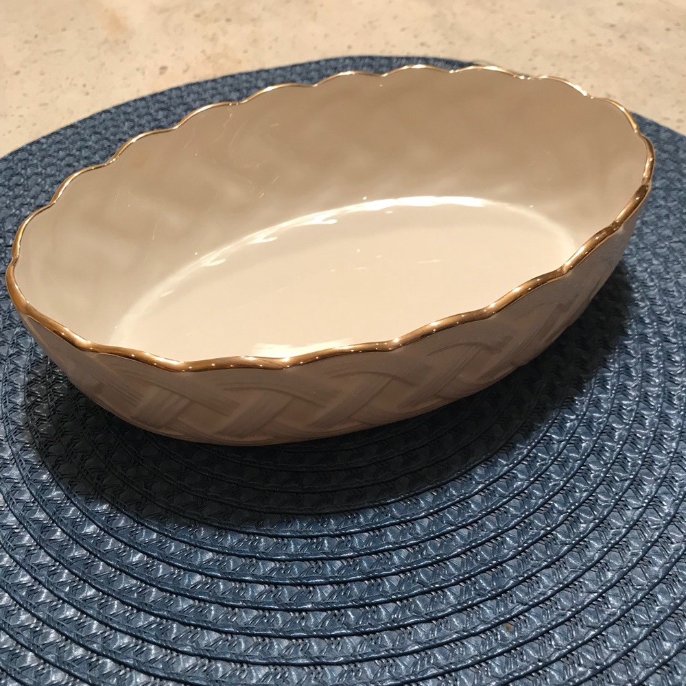 Lenox Oval Lattice Basket